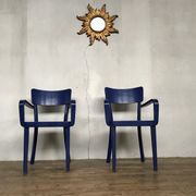 Paire de 2 fauteuils de bureau bout de table