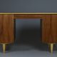 Bureau suédois double face en teck, fin des années 1950/début des années 1960, SMB Bodafors