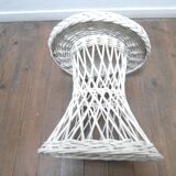 Rattan chair and table
