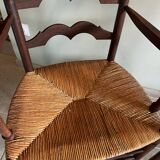 Pair of brutalist armchairs