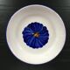 Soucoupe fleur bleue