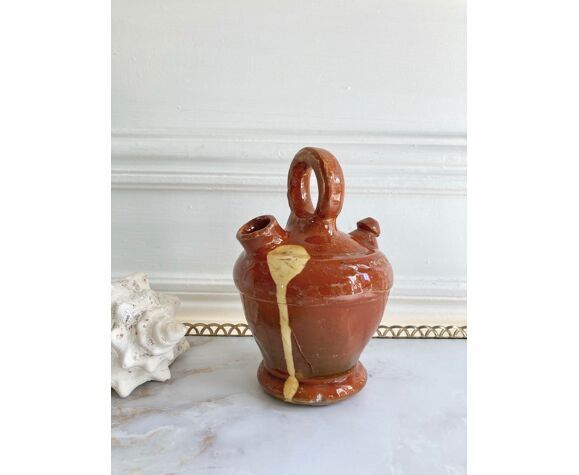 Gargche gargoulette glazed pottery