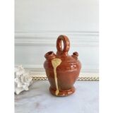 Gargche gargoulette glazed pottery