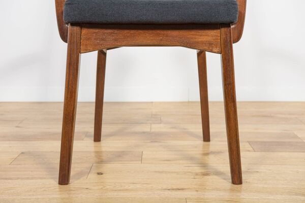 Chaises de salle à manger en teck des années 50, Royaume-Uni, années 1960, ensemble de 5