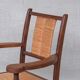 Pair of Mid-Century Rush French Armchairs