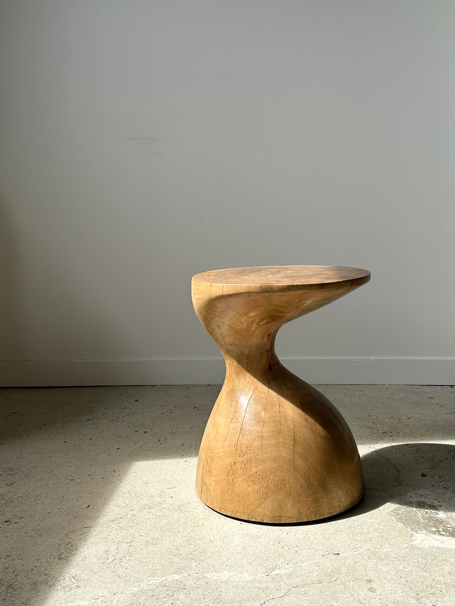 Solid wood sofa end