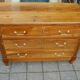 18th-century Louis XVI low commode in walnut.
