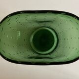 Empoli bubbles blown glass vase 1960