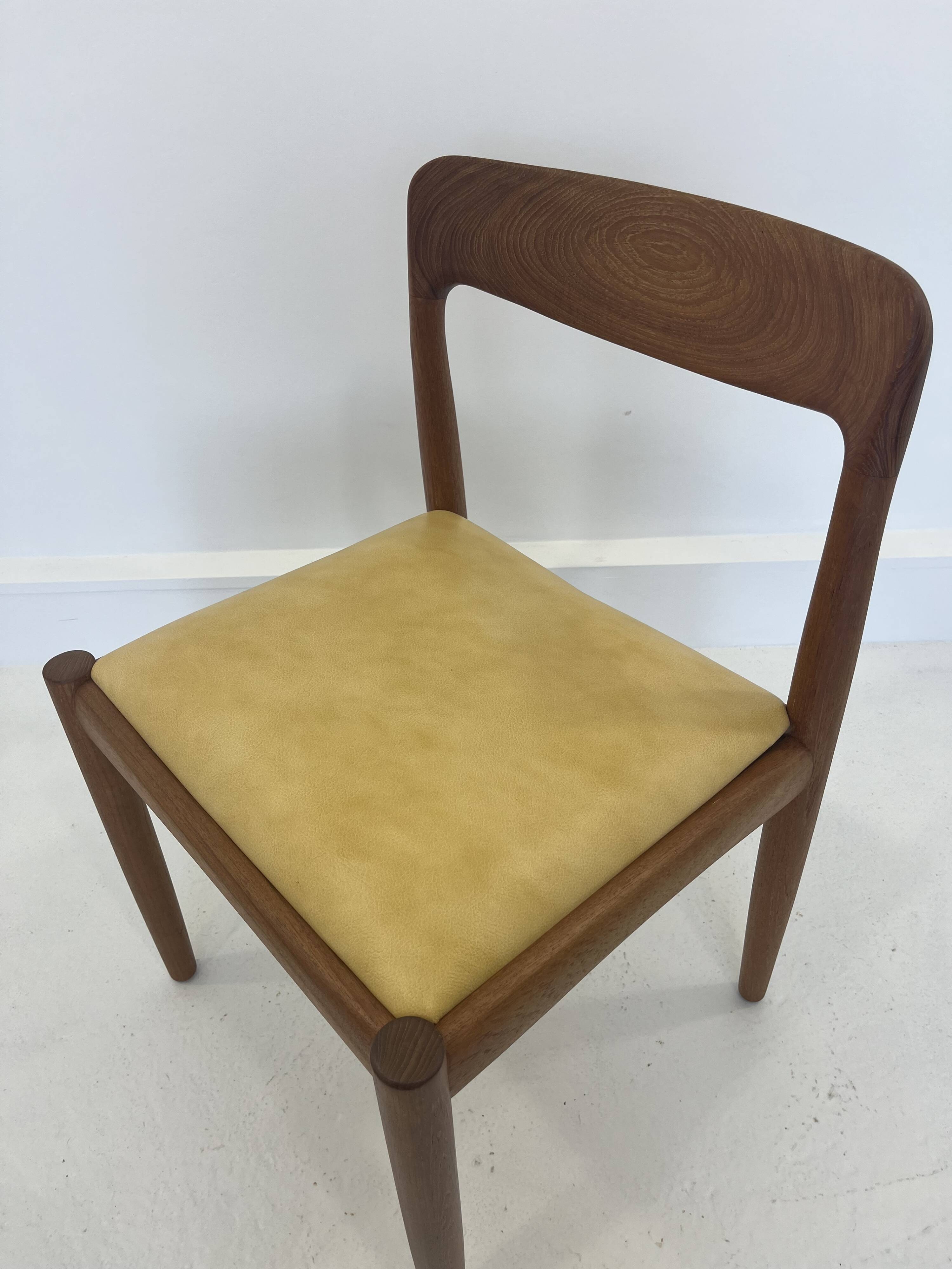 Vintage Danish Dining Chairs in Teak by H.W. Klein for Bramin, Set of 4