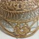 Large old oval wicker basket