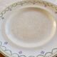 Antique flat plate, Longwy ironstone, Violetta model.