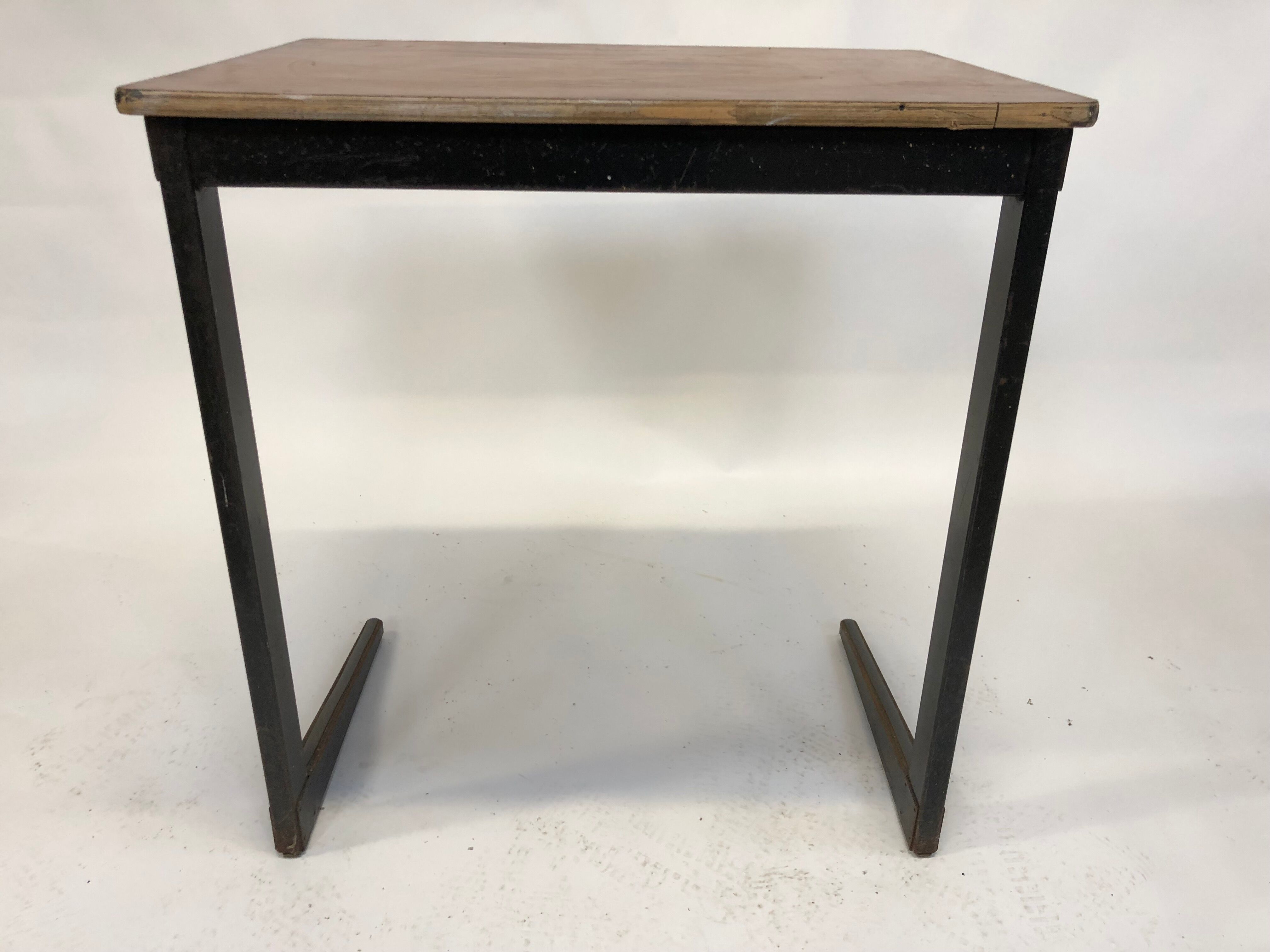 Vintage school Friso Kramer with Chair flesh compass work table