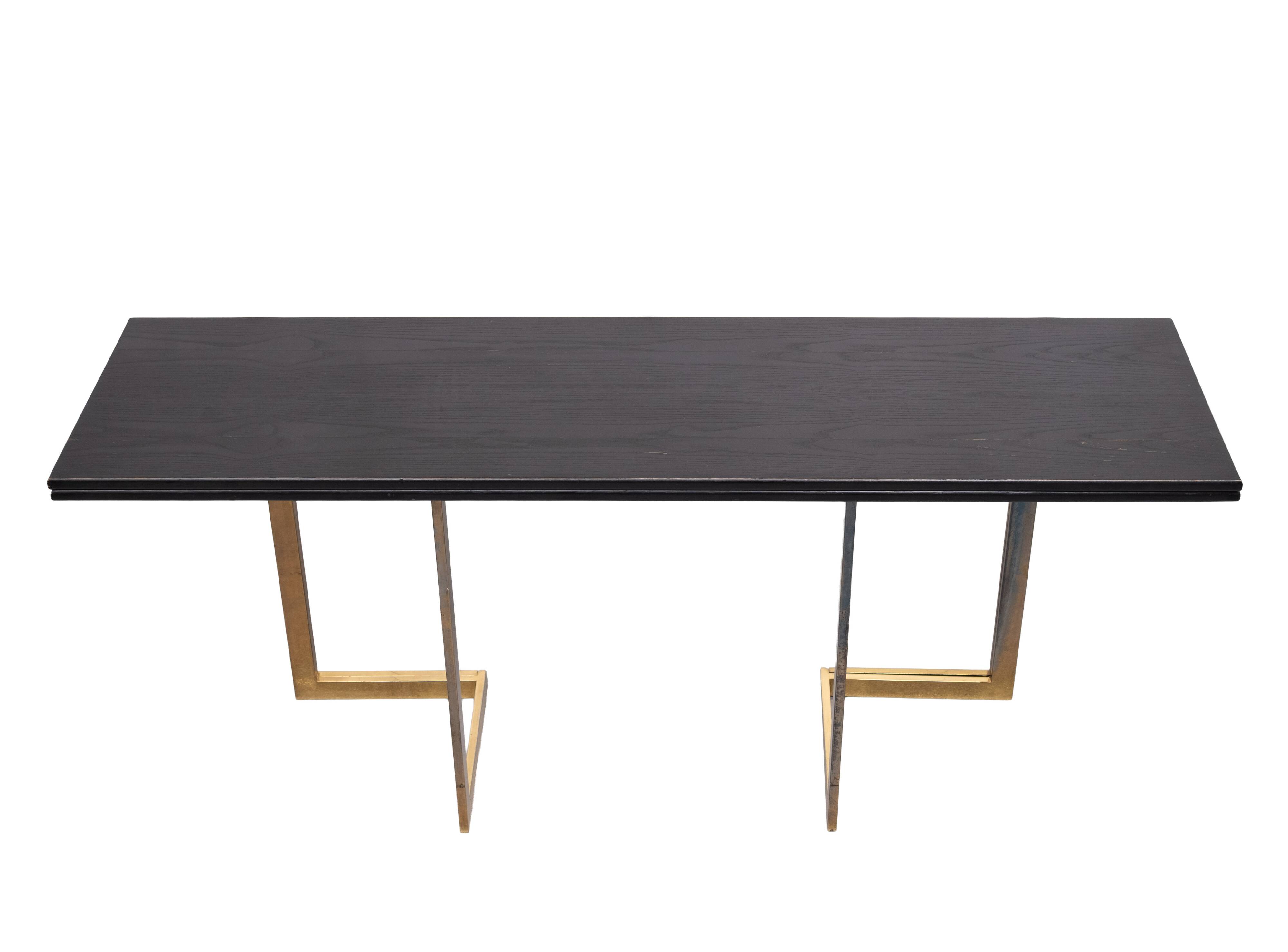 Modular folding out console table, 1970 Italy