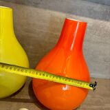 Suspensions x 2 - vintage in opaline - 70s