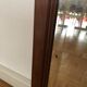 Art Nouveau wooden mirror