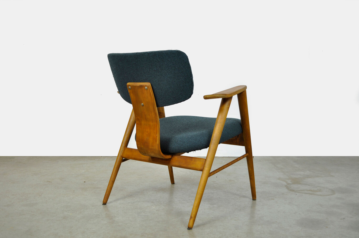 Mid-century set of two Birch armchairs FT14 by Cees Braakman for Pastoe, 1950s