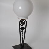 Art Nouveau globe lamp