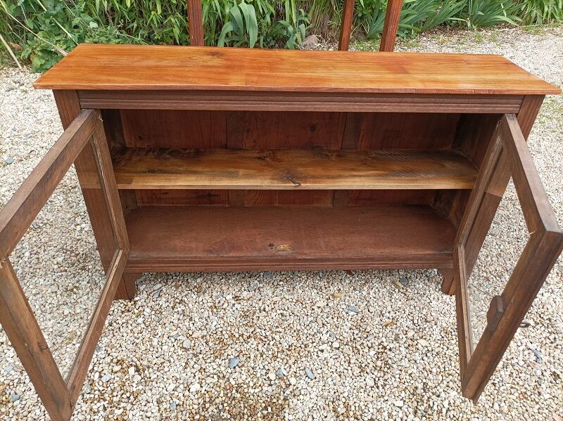 Showcase furniture solid wood glass door extra tv