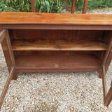 Showcase furniture solid wood glass door extra tv