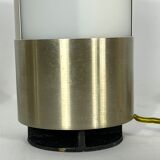 Mid-century modern pair of rare labeled Lumi Milano table lamps