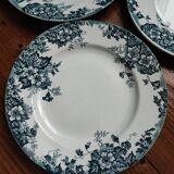 6 assiettes anciennes Marie Louise moulin des loups