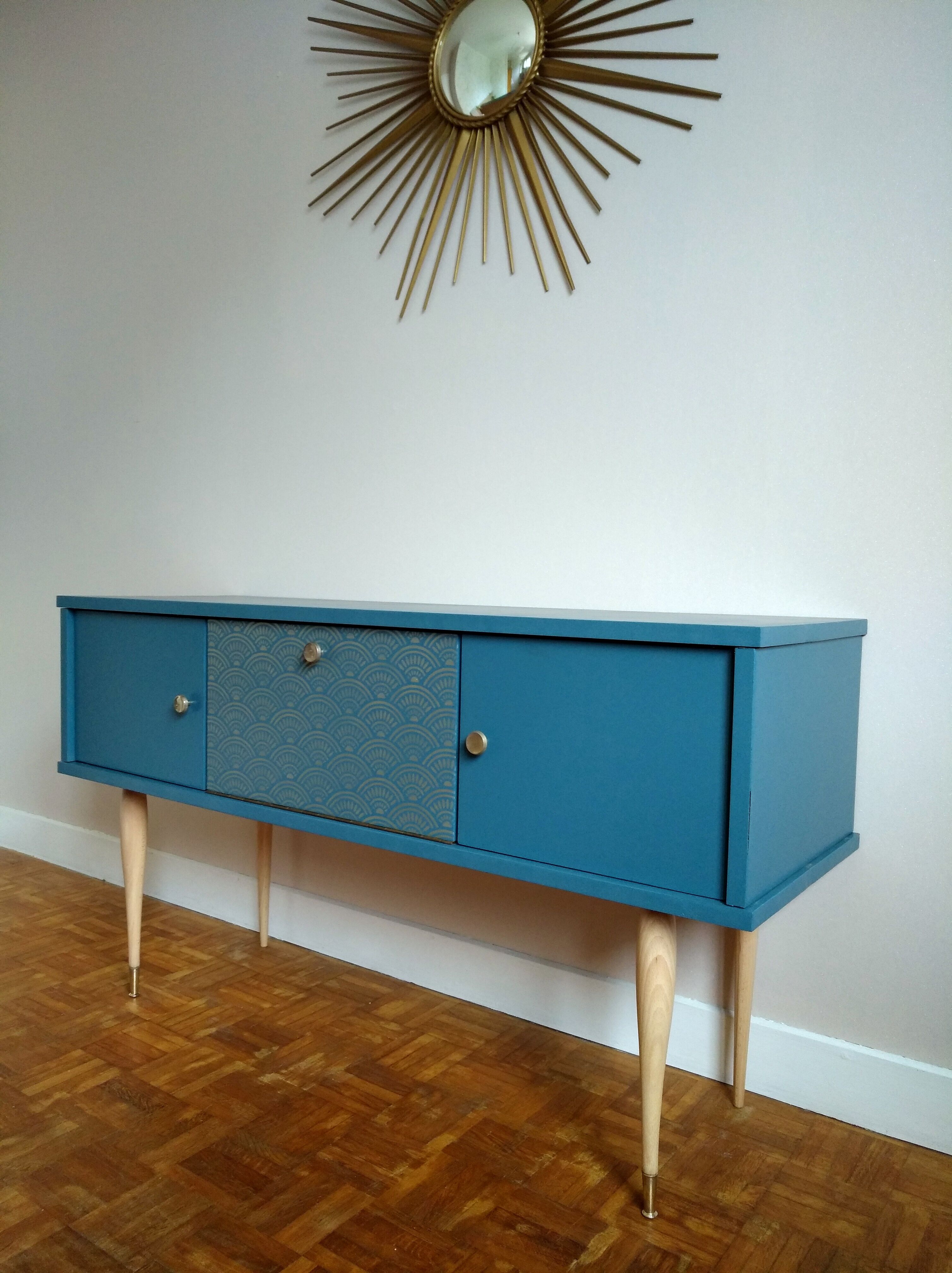 Sideboard 60 years blue duck