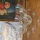 6 vintage butterfly champagne glasses