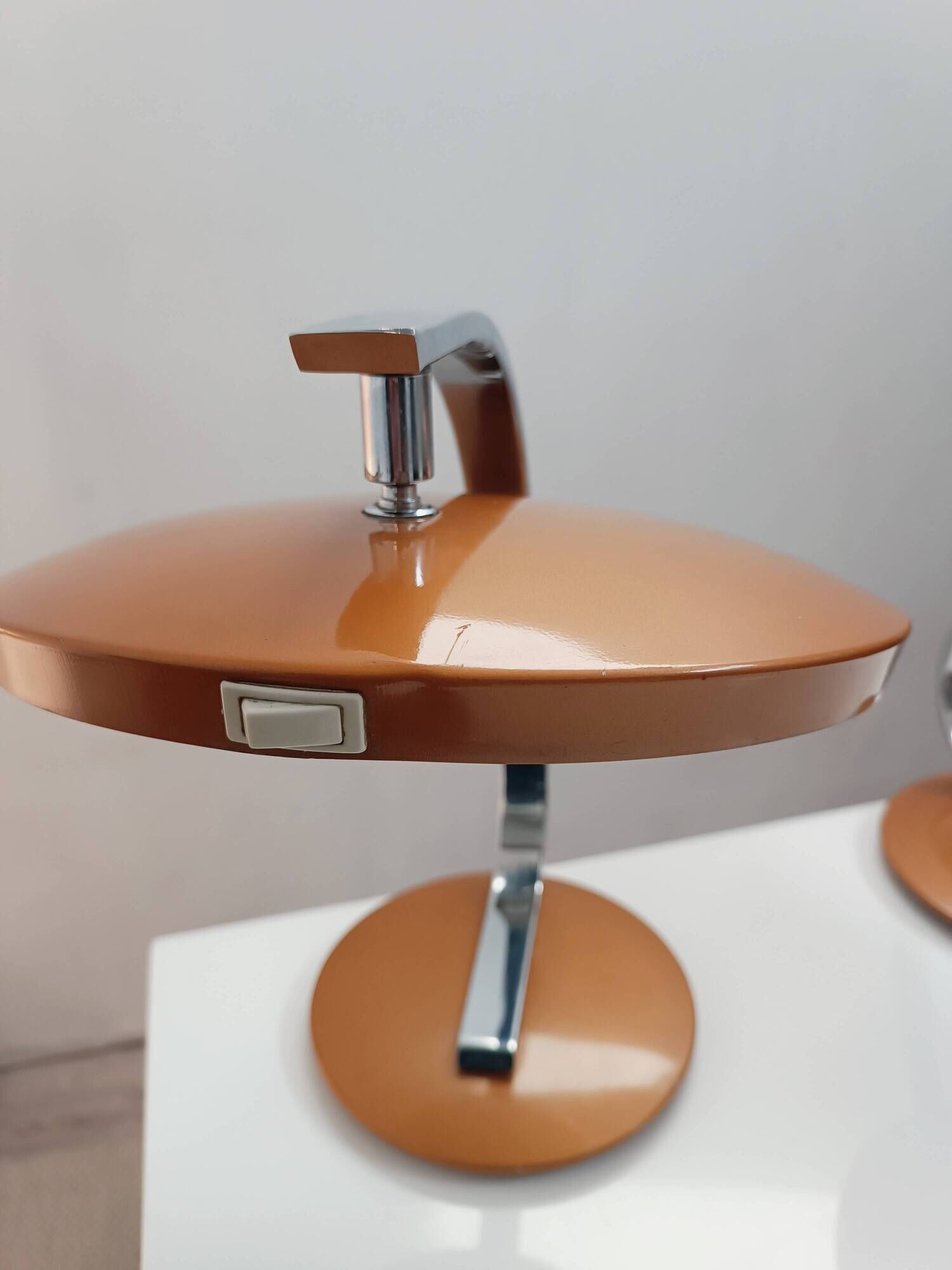 Pair of 520c lamps by LP Oliva for Fase 1970s