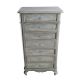 Lacquered semainier bedside