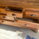 Solid oak chest of drawers