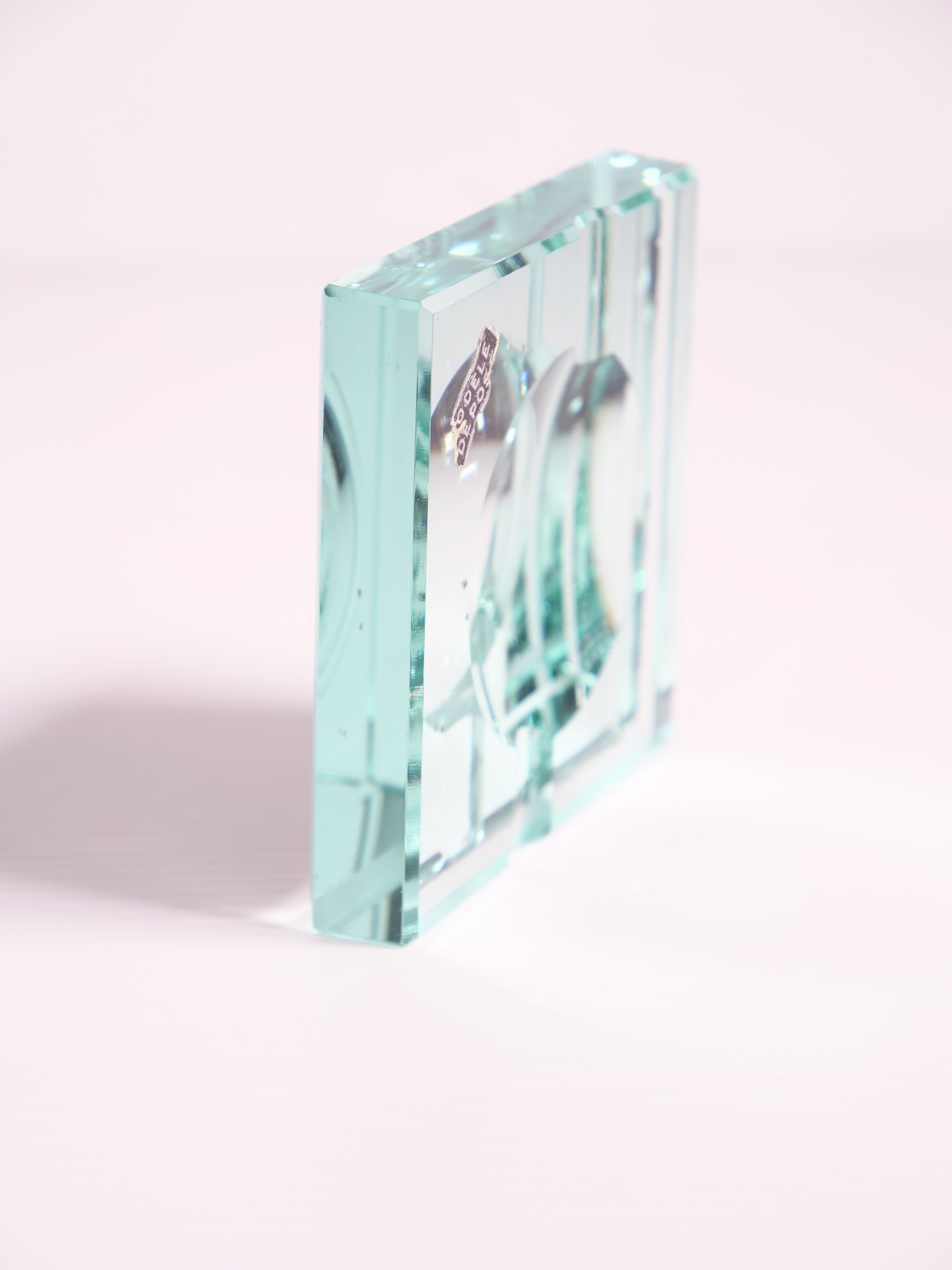 Ashtray art deco mirror by Jean Luce