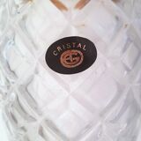 Jug fountain in crystal and gold metal