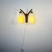 Double-Arm Wall Lamp By Uno & Östen Kristiansson For Luxus, Sweden, 1960S
