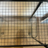 Serving with vintage metal and glass wheels