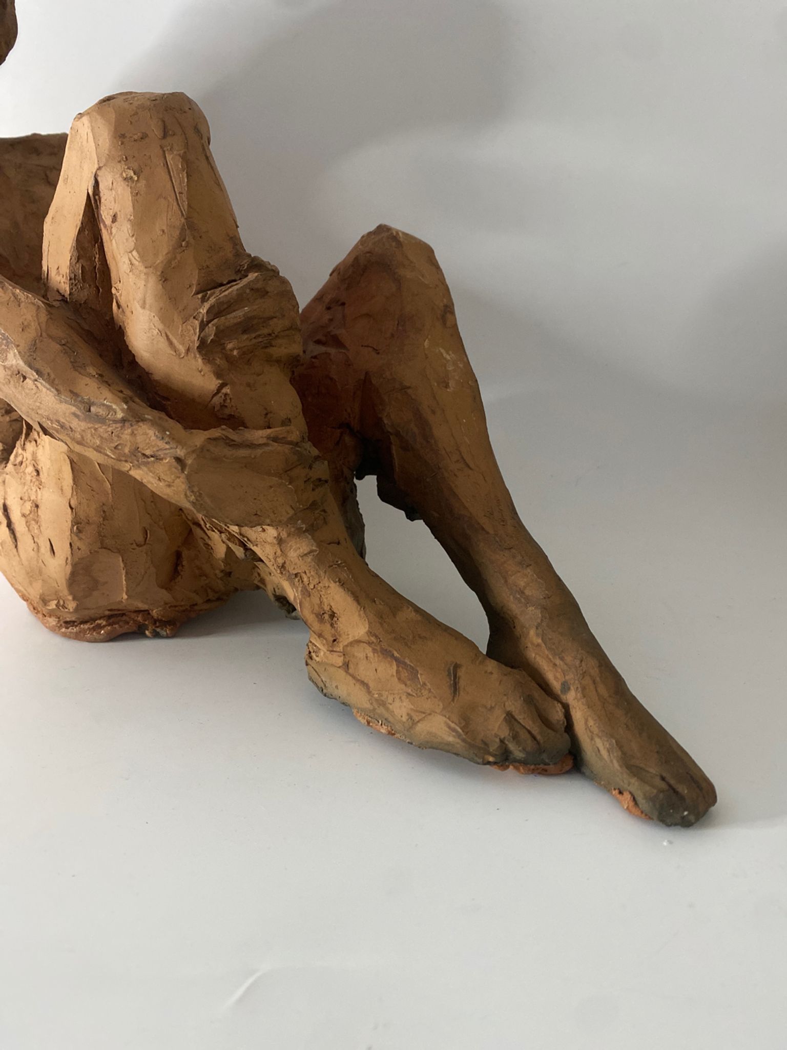Femme nue - Sculpture en terre céramique