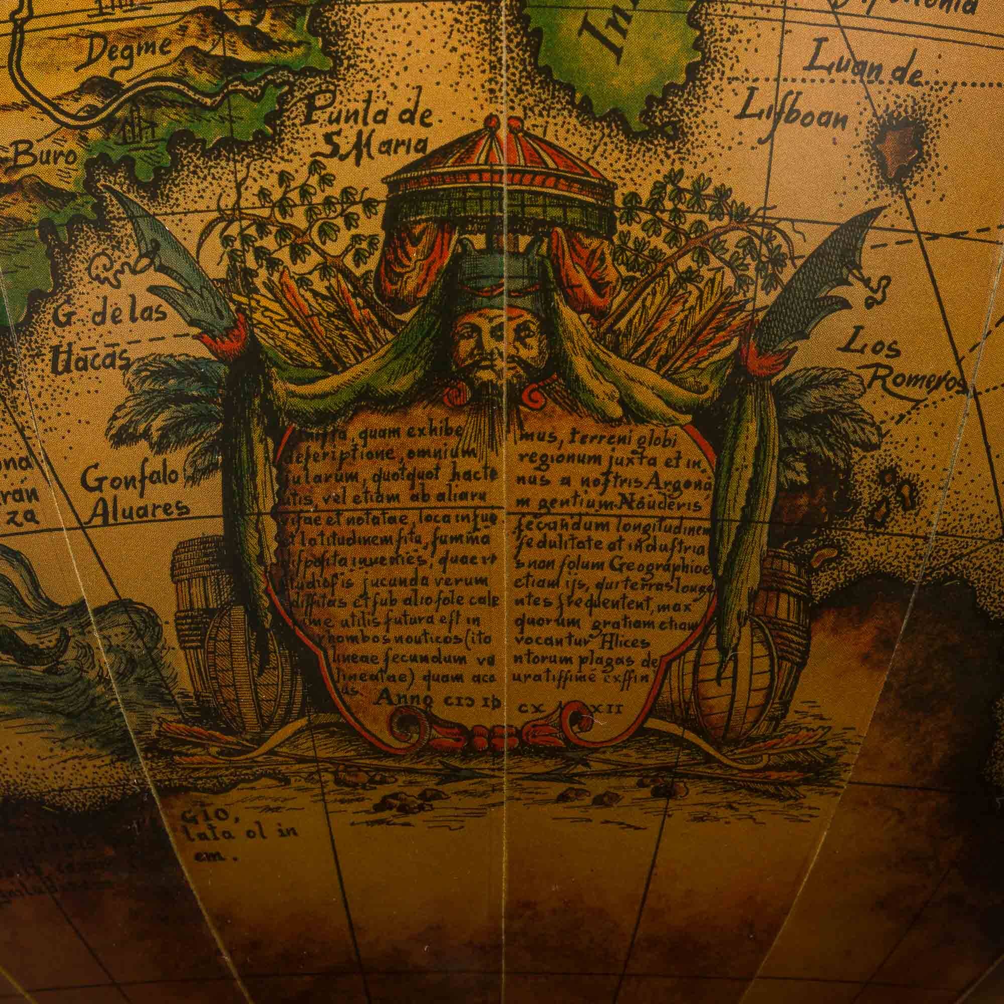 Large Mid-century globe bar cabinet, Italy 1960s