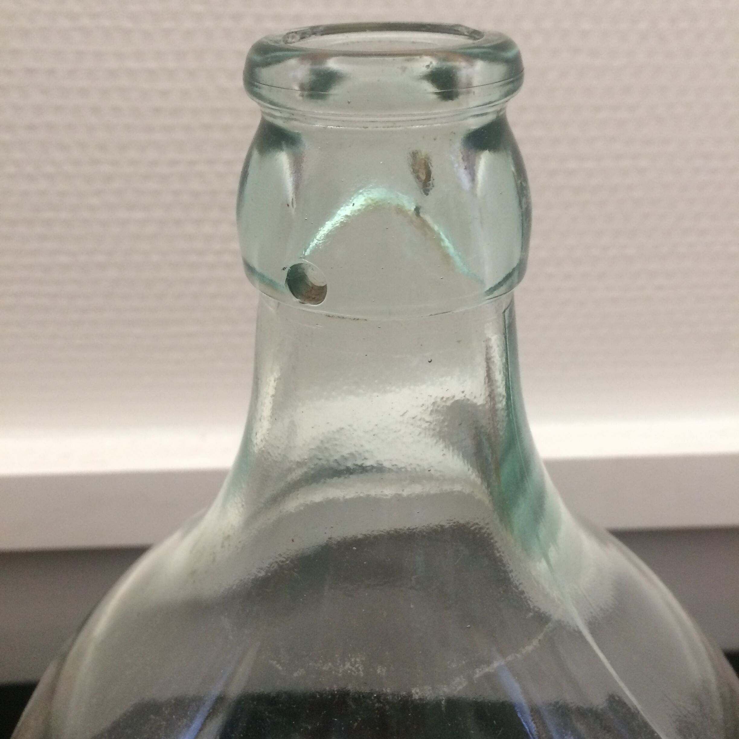 Demijohn transparent glass