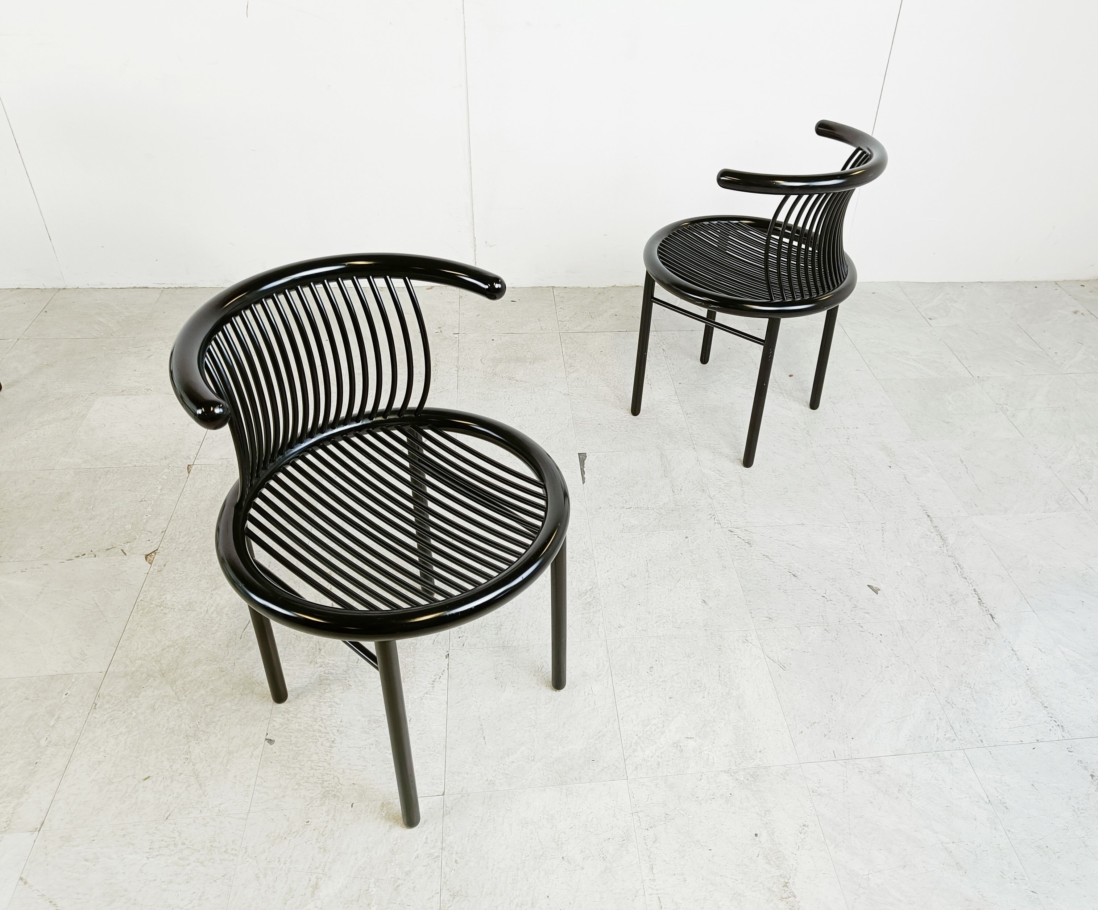 Set de 6 chaises vintage « CIRCO » par Jutta & Herbert Ohl pour Lübke 1980s