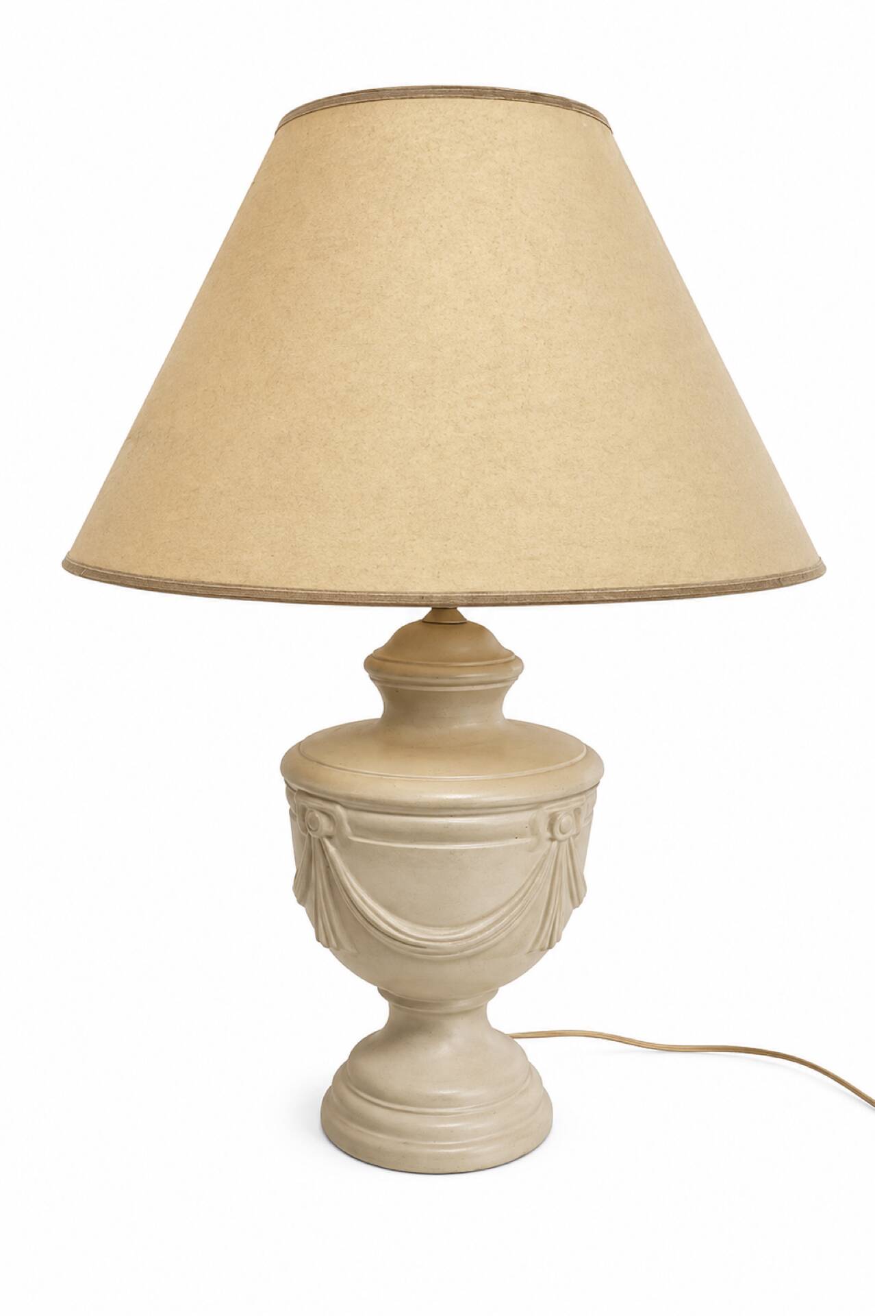 Lamp with relief