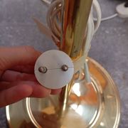 Lampadaire vintage avec base en or