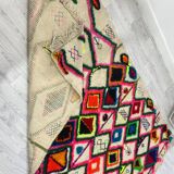 Handmade Moroccan Berber carpet 253 x 146 CM