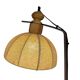 Lampe Massive - Fabriqué en Belgique - bois - métal - textiles - années 80
