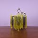 Acrylic and Brass Pendant Lamp by Claus Bolby for CEBO Industri, Denmark, 1960s