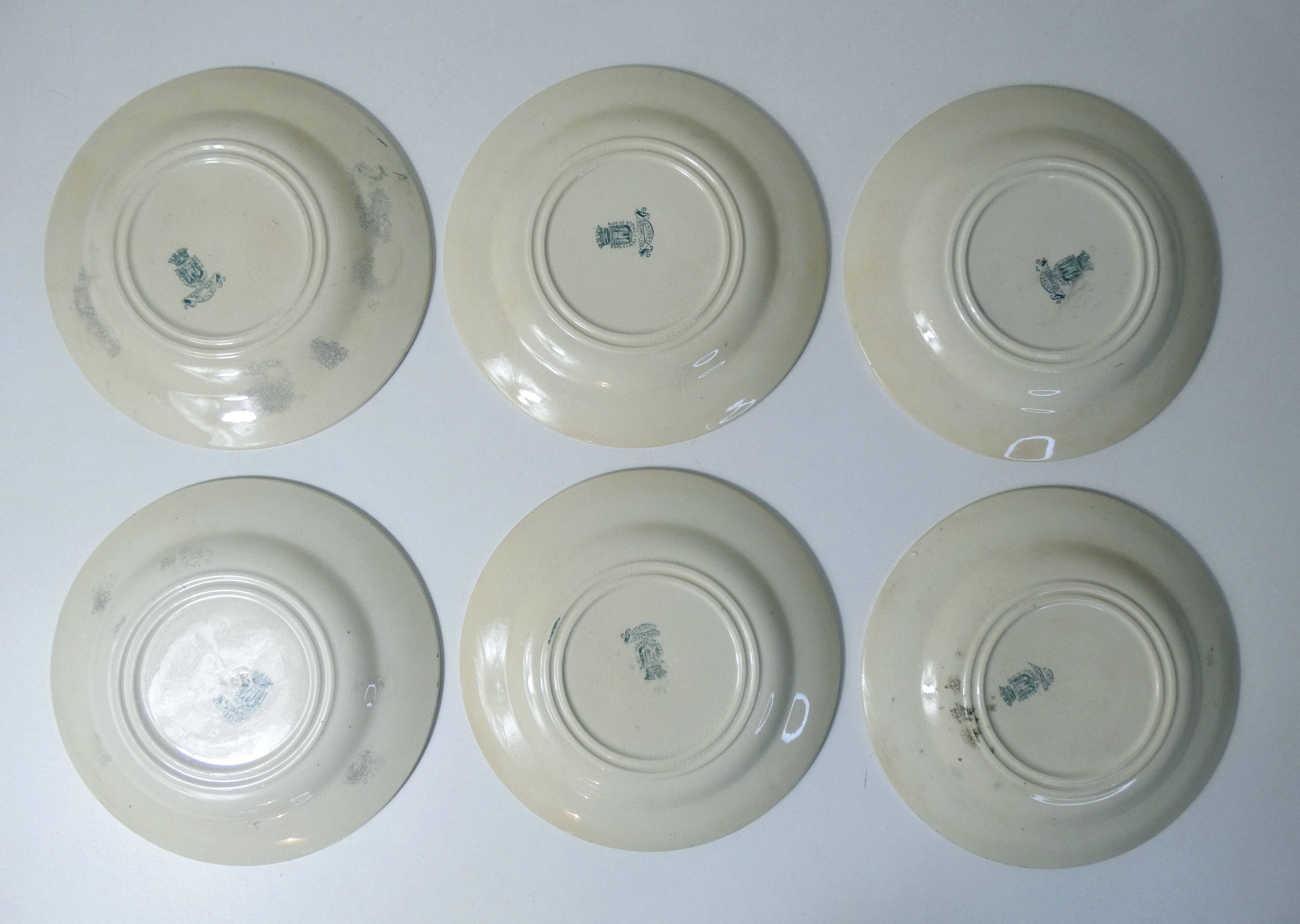 Iron earth 6 flat plates gien florentin