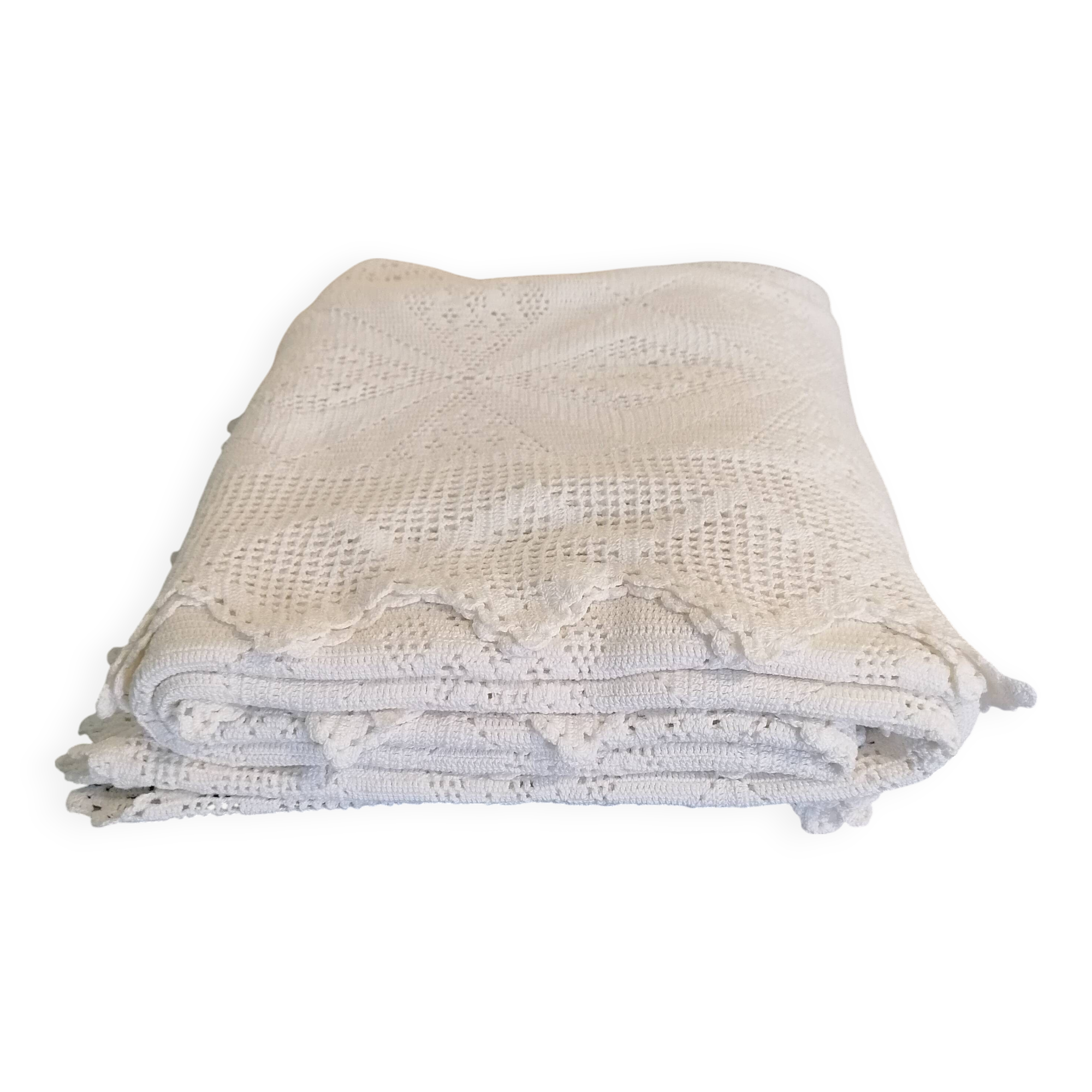 Crochet bedspread