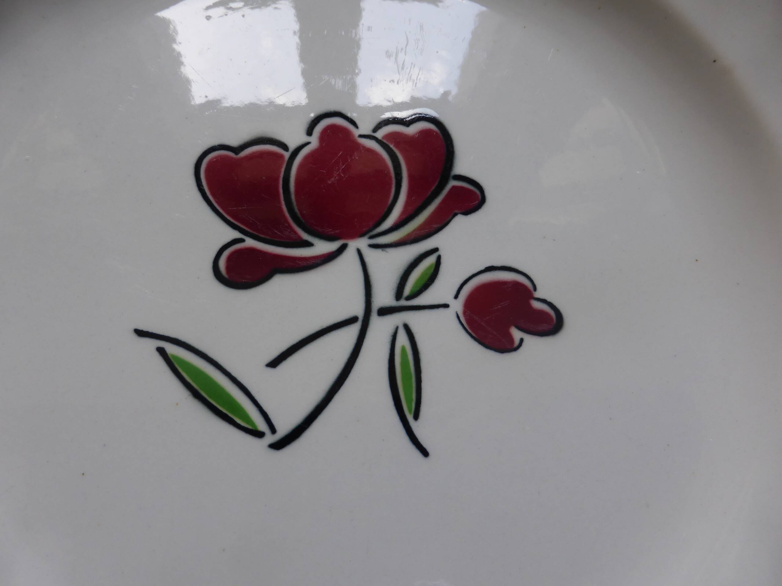 Service plate from the Badonviller factory 200860