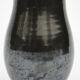 Black ceramic vase