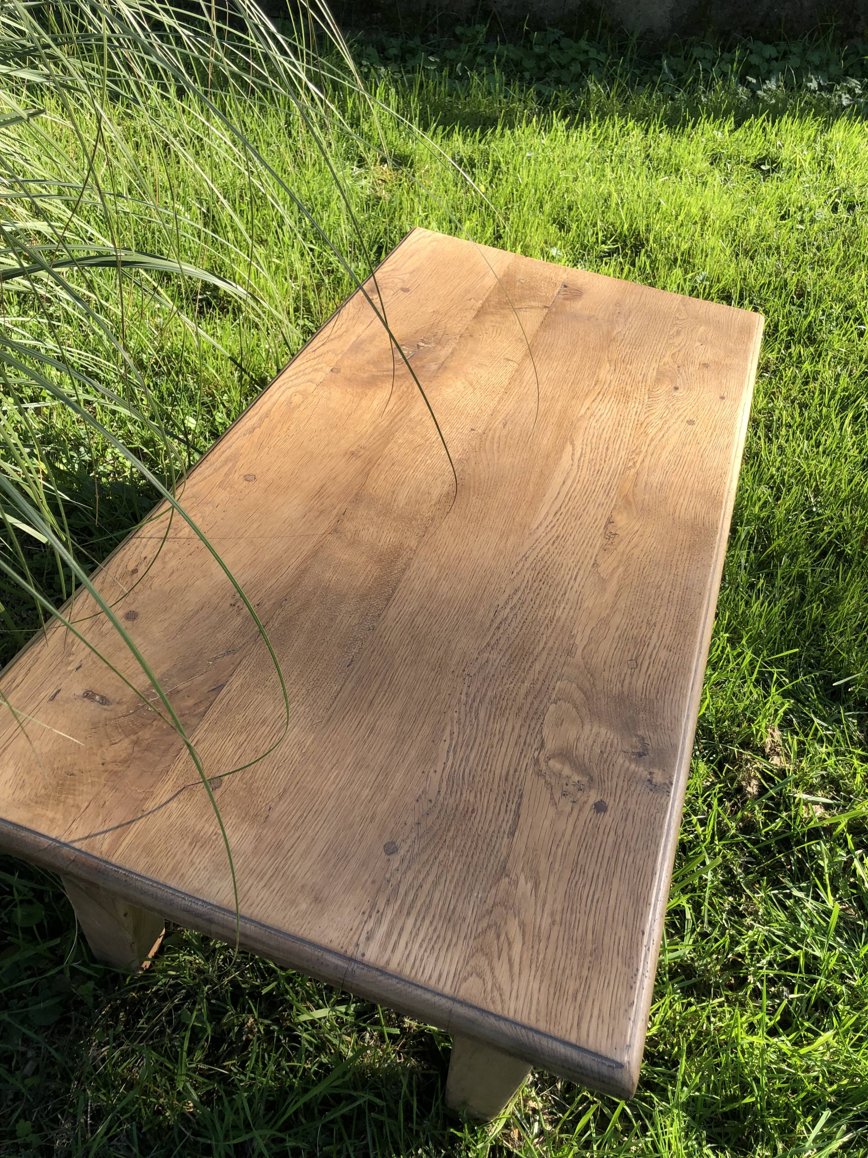 Oak coffee table