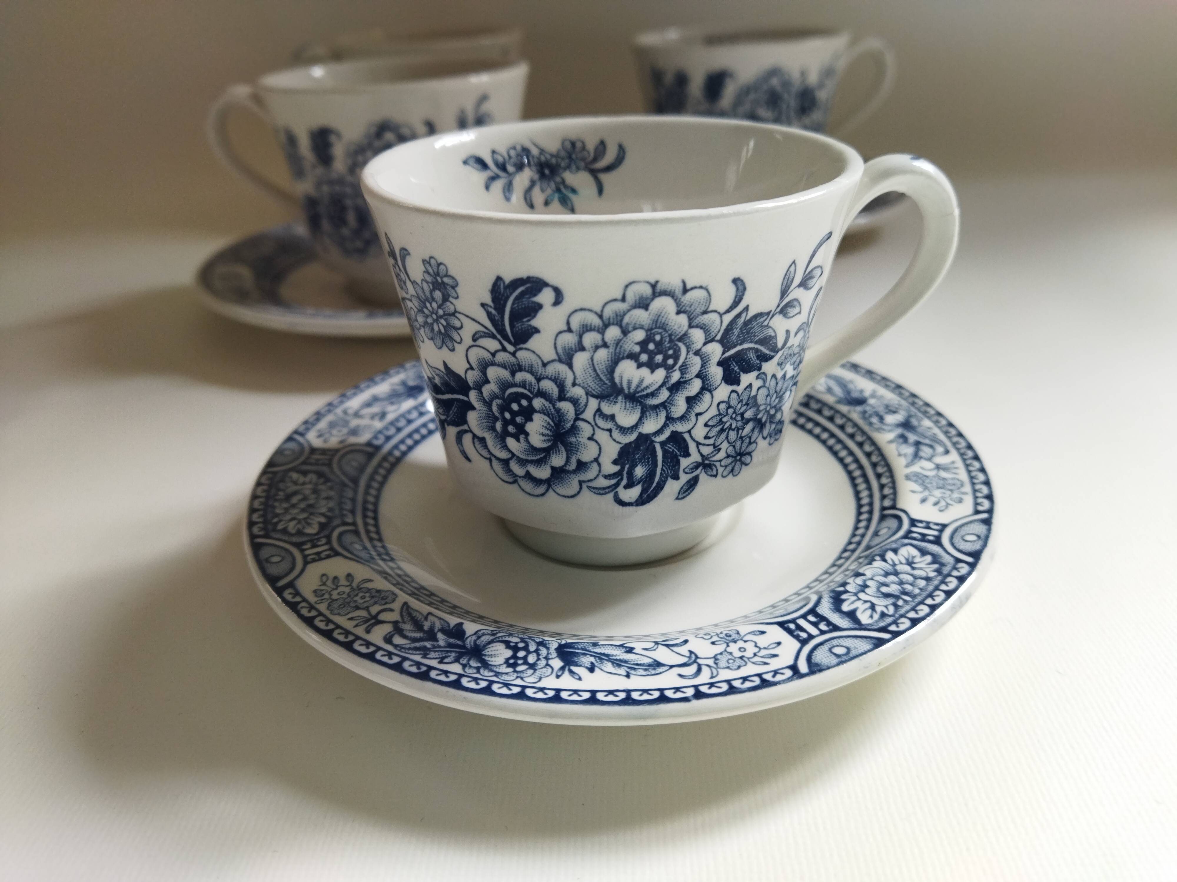 English coffee cups Ridgway Canterbury