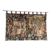 Halluin tapestry, important medieval scene, 20th century certificate